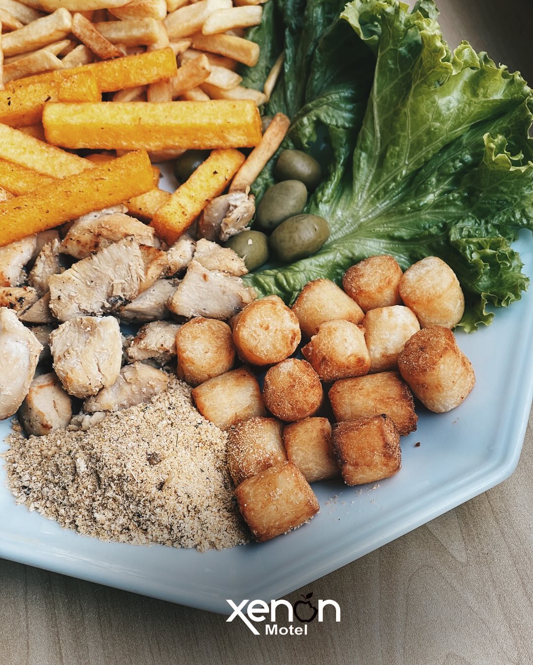 Porção Batata com Frango